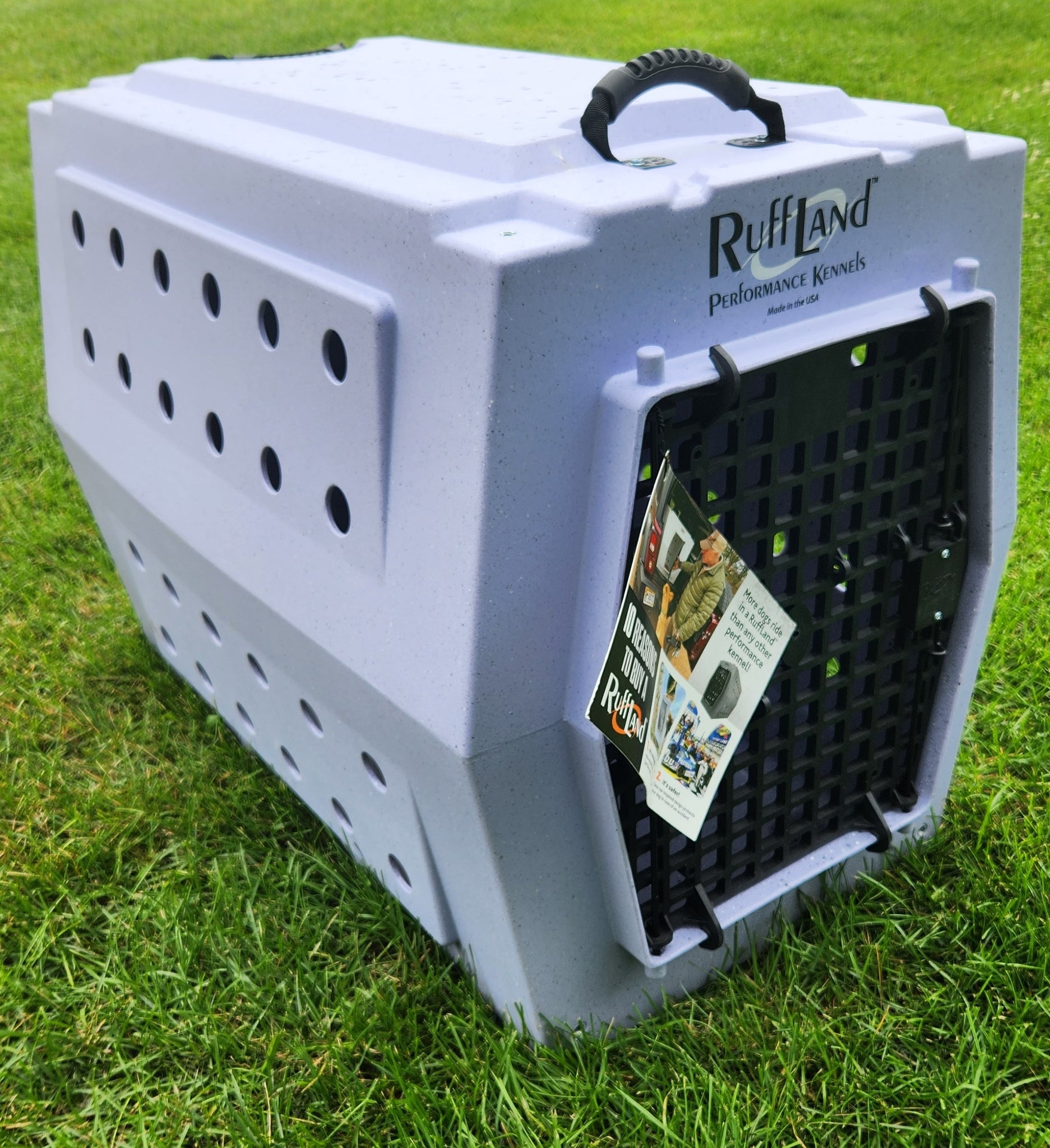 Whitestone Ruffland Ruffland Large Kennel Double Door Front/Back – PrairieGrassOutfitters.com