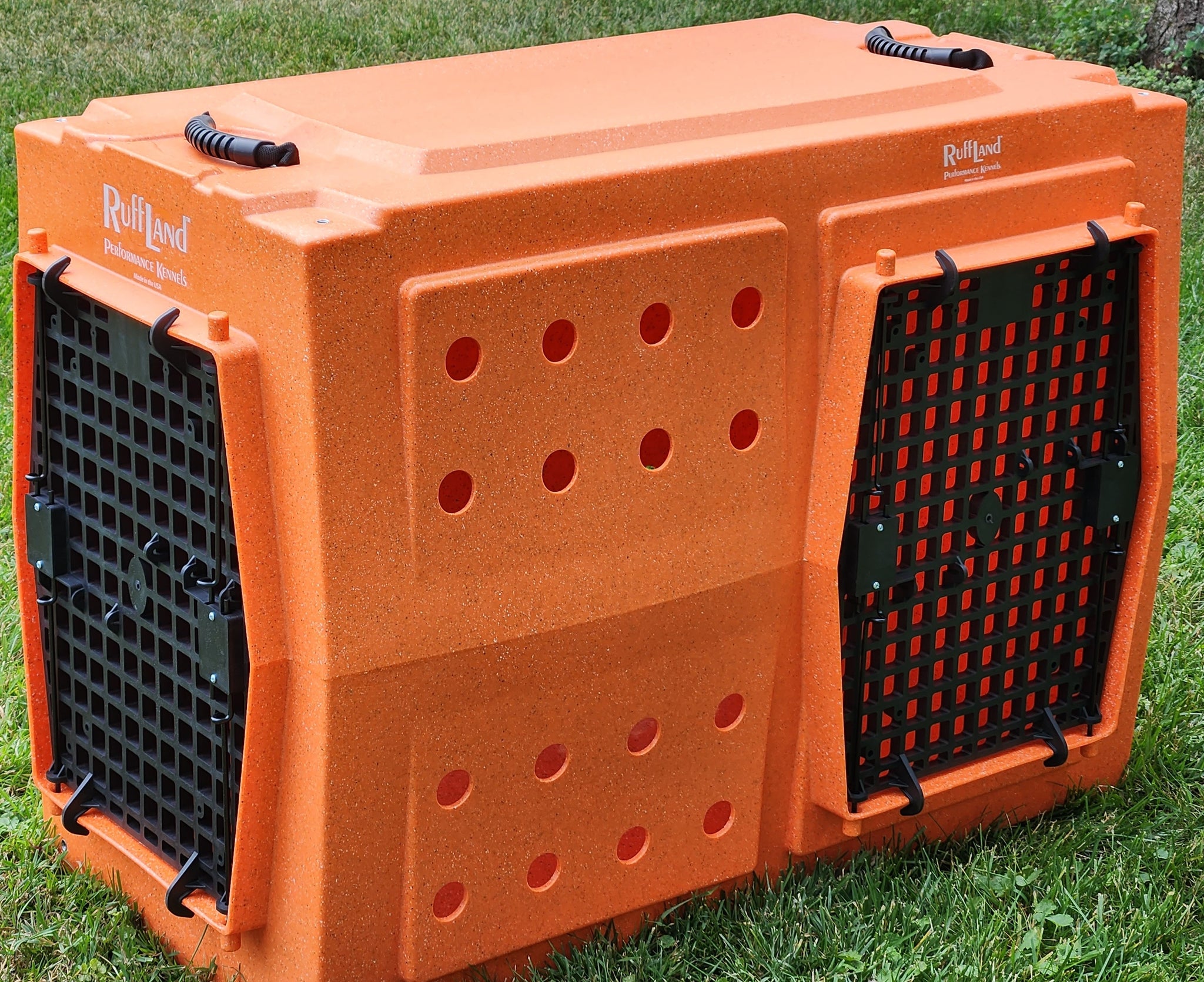 Ruff Land Extra Large Double Door Right Dog Kennel
